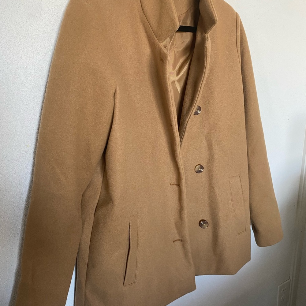 Old Navy Tan Pea Coat
